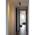 SLV Wall luminaire PURI 3 Ceiling luminaire, GU10, max. 3x50W, with Decoring, black