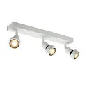 Spot PURI 3 met sierring GU10, wit