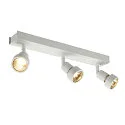 SLV Spot PURI 3 met sierring GU10, wit