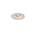 SLV Inbouwarmatuur PLASTRA rond GU10, wit max. 35W