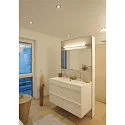 SLV Wandarmatuur TRUKKO 90 IP44, chroom, wit