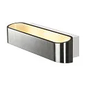 Wandarmatuur ASSO LED 300 ovaal, aluminium geborsteld, wit