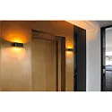 SLV Wandarmatuur OSSA 180 up down, ovaal R7s IP20, zwart dimbaar