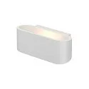SLV Wandarmatuur OSSA 180 up down, ovaal R7s IP20, wit dimbaar