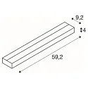 Wandarmatuur SEDO 14 LED up down, hoekig, kort IP20