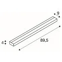 SLV Wandarmatuur SEDO LED 21 up down, hoekig, lang IP20, gesatineerd, wit 