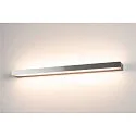 SLV Wandarmatuur SEDO LED 21 up down, hoekig, lang IP20, aluminium geborsteld, gesatineerd 