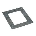 Inbouwframe DOWNUNDER PUR 120x155 hoekig, aluminium