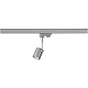 3-fase spot BIMA 1 GU10 incl. 3-fase adapter GU10, zilvergrijs