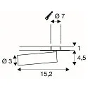 SLV Spot KARPO LED, wit