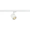 3-HV-phase-track LED Spot ENOLA C, rotatable, swivelling, 12W 3000K 900lm, 55°, white