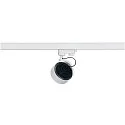 SLV 3-fase spot KALU TRACK LED PHASE incl. 3-Fase Adapter, incl. Netvoeding, cardanisch draaien IP20, wit dimbaar