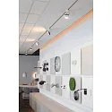 SLV 3-fase spot KALU TRACK LED PHASE incl. 3-Fase Adapter, incl. Netvoeding, cardanisch draaien IP20, wit dimbaar