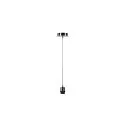 Pendant luminaire FENDA E27 Pendant rod, shade excl., chrome