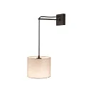 SLV Lampenkap FENDA Ø 30CM plat, cilindrisch, wit