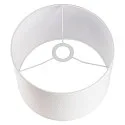 SLV Lampenkap FENDA Ø 30CM plat, cilindrisch, wit