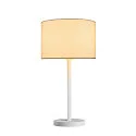 SLV Lampenkap FENDA Ø 30CM plat, cilindrisch, wit