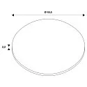SLV FENDA Shade-Cover / Diffuser for Ceiling-/ Pendant luminaire, for Ø 45.5cm, Acrylic glass white