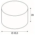 SLV Accessories for FENDA Shade, Ø455, round, white