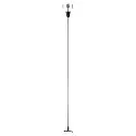3-fase plafondverlaging S-TRACK - 100CM stijf, mechanisch, opbouwversie, universeel, zwart