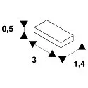 SLV Accessories for MAGNETIC TRACK SYSTEM Endcap, black