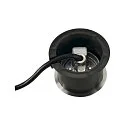 SLV Vloerinbouwarmatuur DASAR® FLAT 80 rond, stijf, toegankelijk IP65 / IP67, rvs geborsteld 
