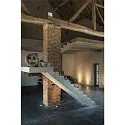 SLV Vloerinbouwarmatuur DASAR EXACT GU10 rond GU10 IP67, rvs, zwart