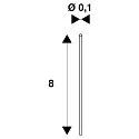 SLV Screw-Set Stainless steel, M8