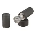 Wandarmatuur voor buitenshuis ASTINA OUT GU10 IP44, aluminium geborsteld