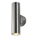 Wandarmatuur voor buitenshuis ASTINA OUT GU10 IP44, aluminium geborsteld