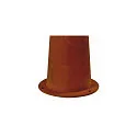 SLV Staande armatuur voor buiten RUSTY® ROUND 40 klein, rond E27 IP55, roest dimbaar