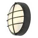 Wall luminaire BULAN GRID, round, E27, max. 2x25W, white