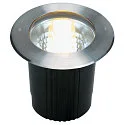 SLV Vloerinbouwarmatuur DASAR 215 E27 IP67, rvs, zwart
