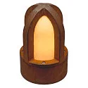 SLV Staande armatuur voor buiten RUSTY® CONE 24 rond E14 IP54, roest dimbaar