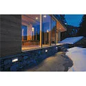SLV Wandarmatuur voor buitenshuis BRICK LED DOWNUNDER LED IP54, zilvergrijs