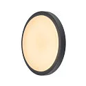 SLV AINOS, Outdoor Ceiling luminaire, LED, 3000K, round, anthracite