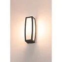 SLV Wandarmatuur voor buitenshuis MERIDIAN BOX E27 IP54, antraciet
