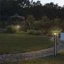 Staande armatuur voor buiten VAP SLIM E27 IP44, rvs