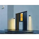 SLV Wandarmatuur voor buitenshuis SITRA WALL GX53 IP44, antraciet dimbaar