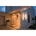 SLV Wandarmatuur voor buitenshuis MERIDIAN 2 E27 IP54, Steen