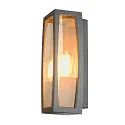 SLV Outdoor luminaire MERIDIAN BOX 2 Wall luminaire, E27, IP54, anthracite