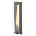 Staande armatuur voor buiten ARROCK ARC GU10 up, hoekig GU10 IP44, rvs, grijs, salt & pepper dimbaar