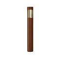 Staande armatuur voor buiten SLOTS 65 cilindrisch, direct / indirect, schakelbaar IP44, roest 