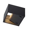 Wandarmatuur voor buitenshuis LOGS WALL up down, hoekig, indirect LED IP65, antraciet 