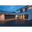 SLV Wandarmatuur voor buitenshuis LOGS WALL up down, hoekig, indirect LED IP65, antraciet 