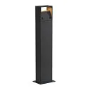 Staande armatuur voor buiten LOGS 70 down, hoekig, indirect LED IP65, antraciet 