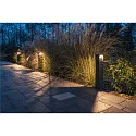 SLV Staande armatuur voor buiten LOGS 70 down, hoekig, indirect LED IP65, antraciet 