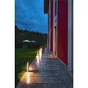 SLV Padverlichting H-POL TWIN 30 2-vlams, hoekig, bekabeld IP55, antraciet 