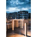 SLV Padverlichting H-POL TWIN 60 2-vlams, hoekig, bekabeld IP55, antraciet 