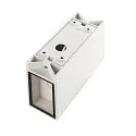 Wandarmatuur QUAD 2 XL hoekig IP44, wit